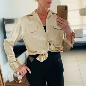 RALPH LAUREN COLLECTION SILK BLOUSE
